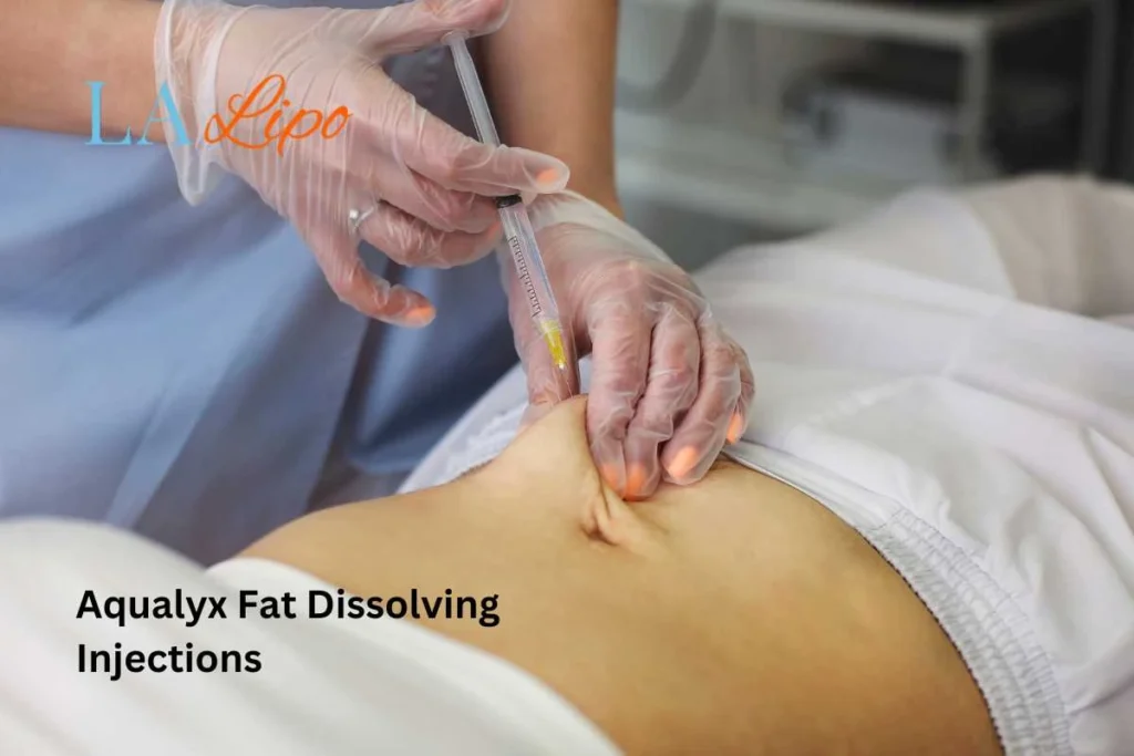 woman having fat dissolving injections Billingshurst in the stomach