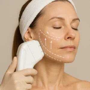 Woman having HI-FU to reduce wrinkles call LA LIPO Billingshurst Now!