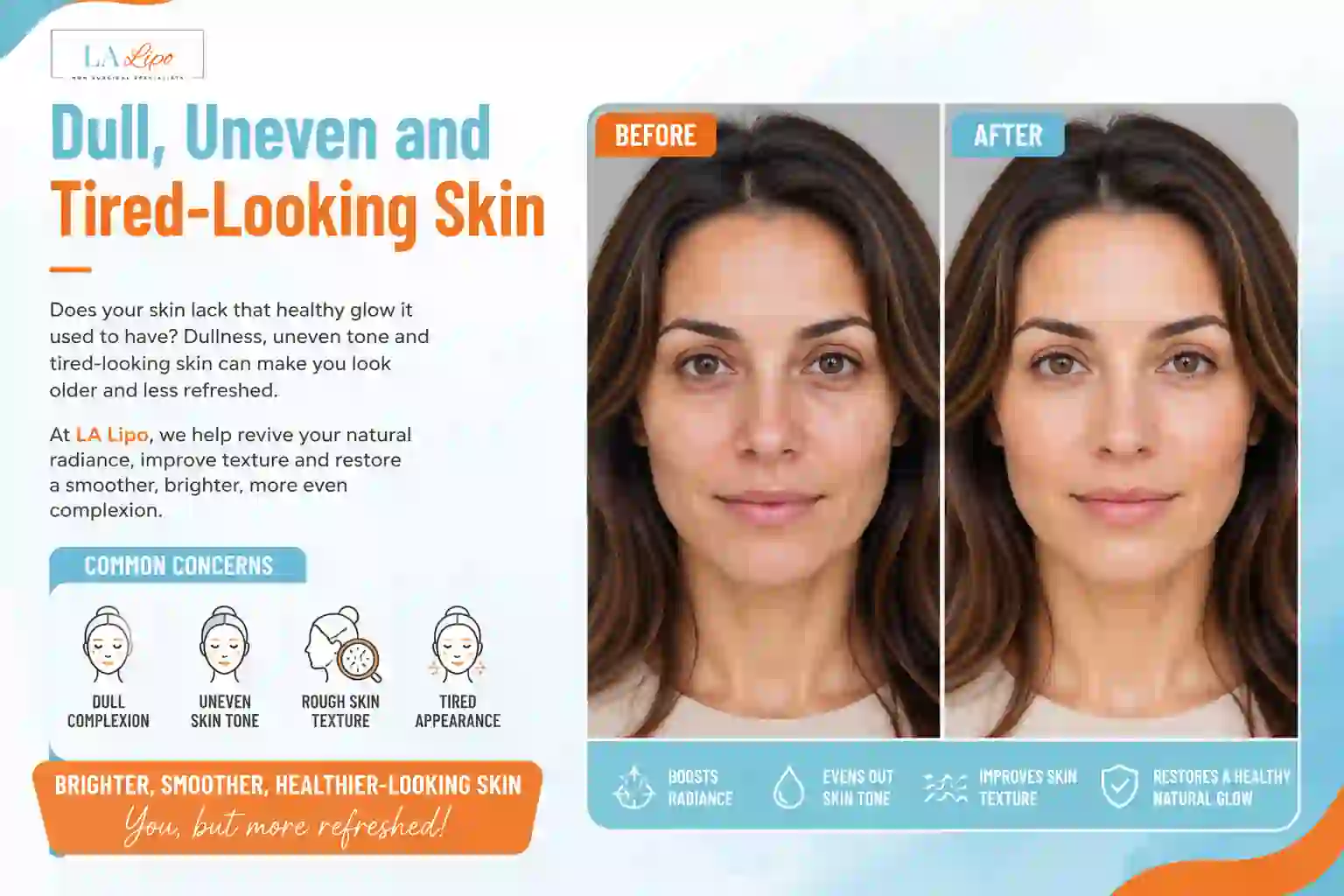 Sign #5: Dull, Uneven and Tired-Looking Skin Billingshurst